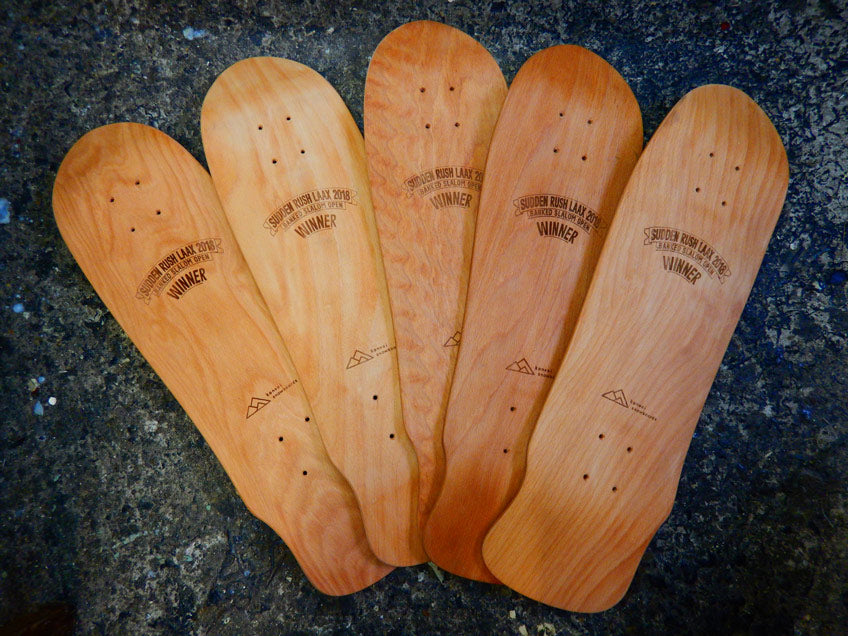 handmade trophy skateboards