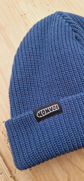 KONVOI blue knit beanie