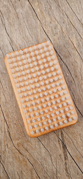 KONVOI wax brush nylon bristles beech wood