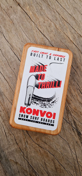 KONVOI wax brush wood