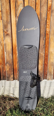 KONVOI cosa 157 powdersurfboard powsurf powertool personal favourite bindingless bindingfree super sled crafted with care