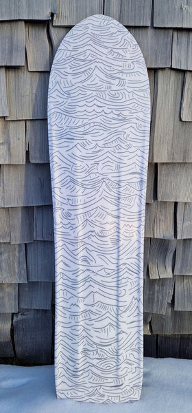 KONVOI froks 133 impression base design 3D bottom conour powdersurfboard elaborate powsurf design form follows function