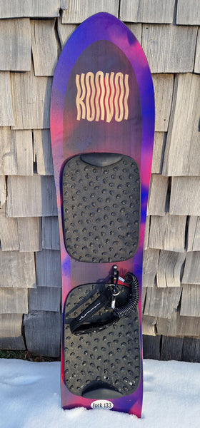 KONVOI FORK 133 powsurfer powdersurfboard snowsurf device 3D powsurf weapon