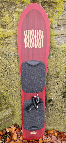 KONVOI TROU powsurf board snow surf board bindingless traction pads