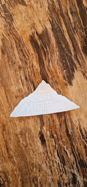 KONVOI transparent sticker white print