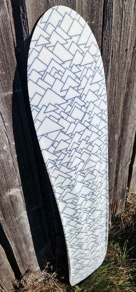 KONVOI TROU 153 Powdersurfboard red resin