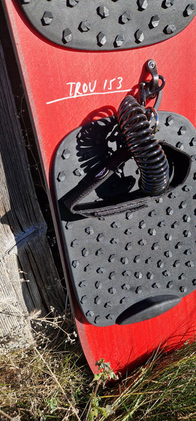 KONVOI TROU 153 Powdersurfboard red resin