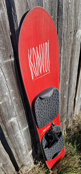 KONVOI TROU 153 Powdersurfboard red resin