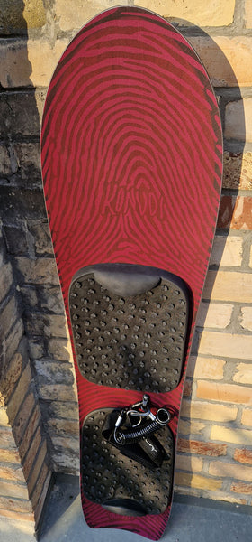 KONVOI close look snowsurf board powsurf powertool