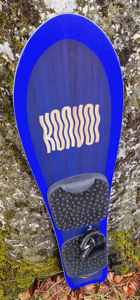 KONVOI detail look spoon nose binding free powderboard