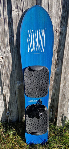 KONVOI trou 153 powdersurfboard powdersurfer premium sled sideways high quality resin tint made in europe